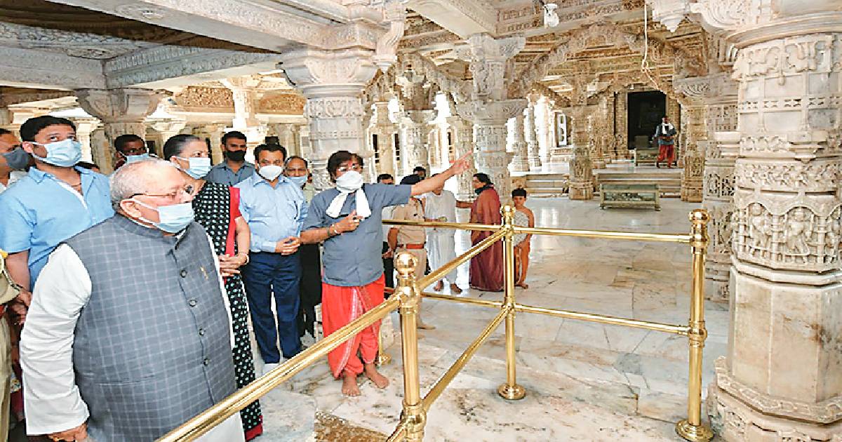 The craftsmen of Dilwara Temple have created a rare world of art on stone: Guv